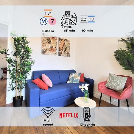 L'Oasis - Charmant Appartement Metro Porte D'Italie Le Kremlin-Bicêtre Exterior foto