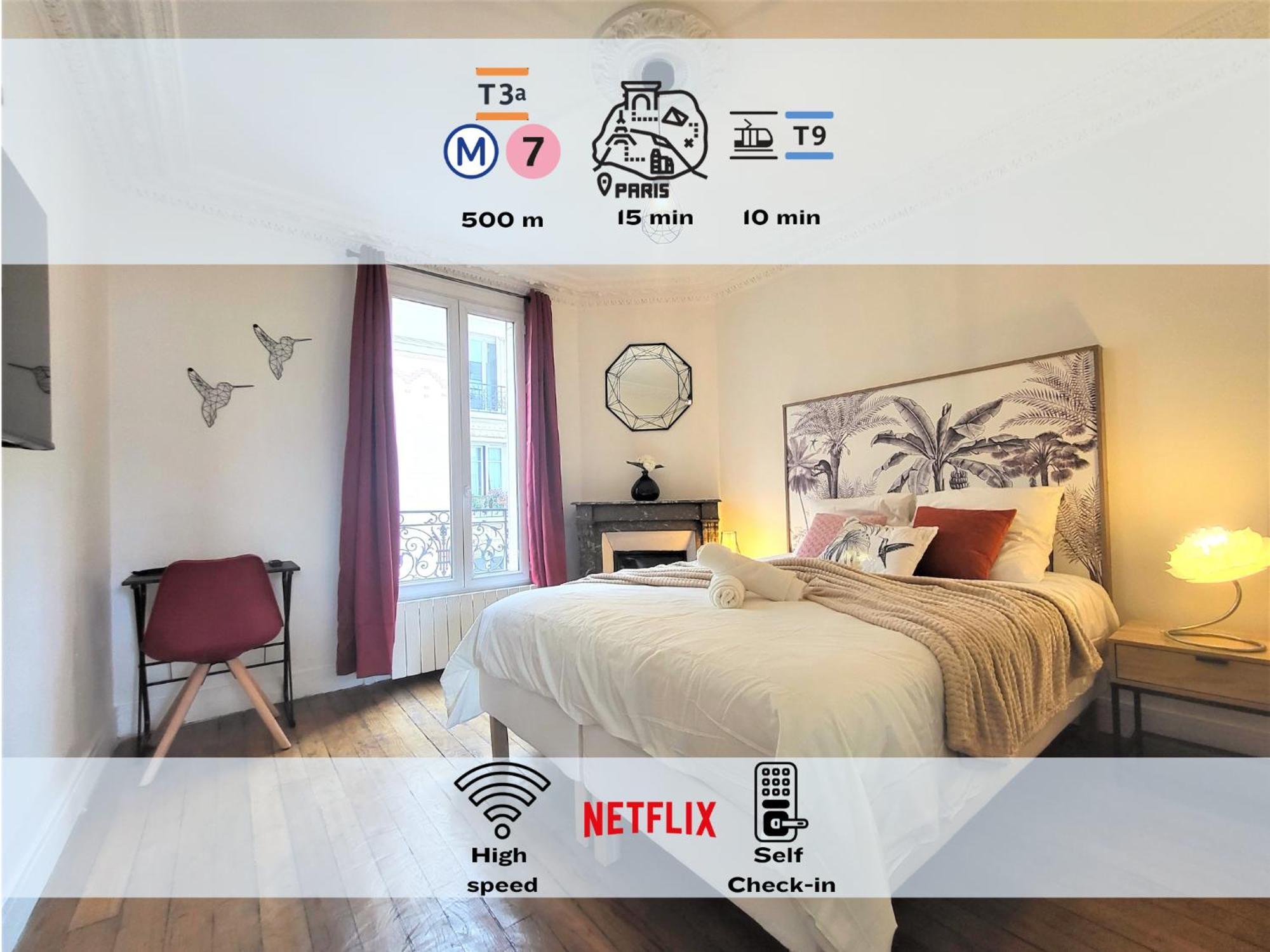 L'Oasis - Charmant Appartement Metro Porte D'Italie Le Kremlin-Bicêtre Exterior foto